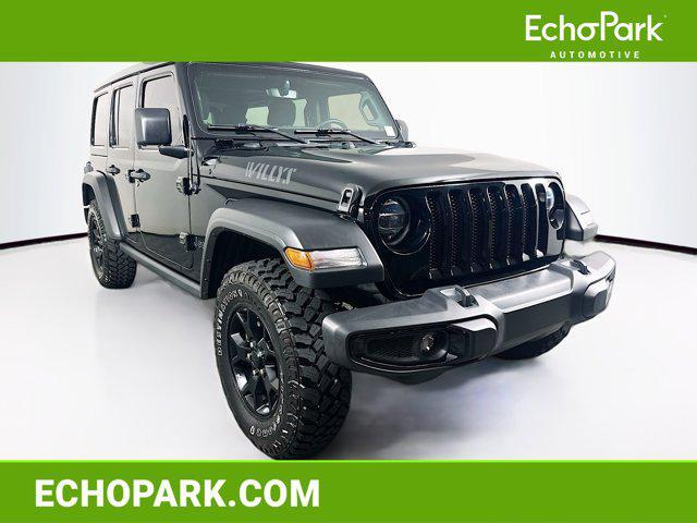 used 2021 Jeep Wrangler car, priced at $28,297