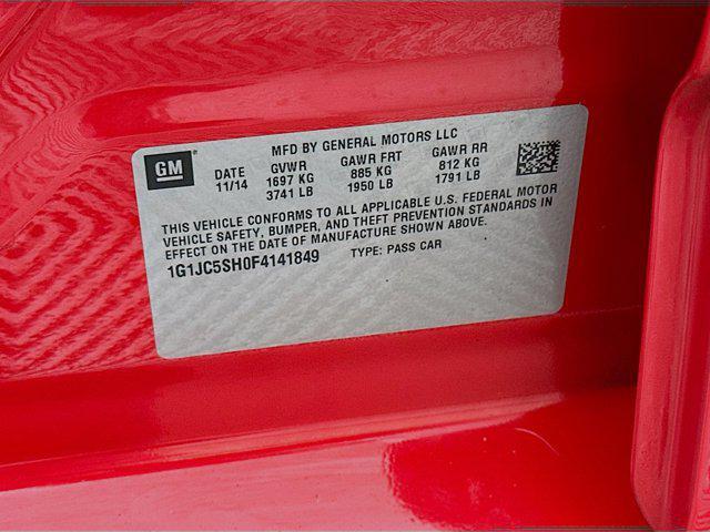 used 2015 Chevrolet Sonic car, priced at $4,987