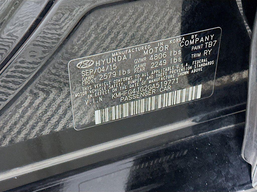 used 2016 Hyundai Azera car, priced at $10,297