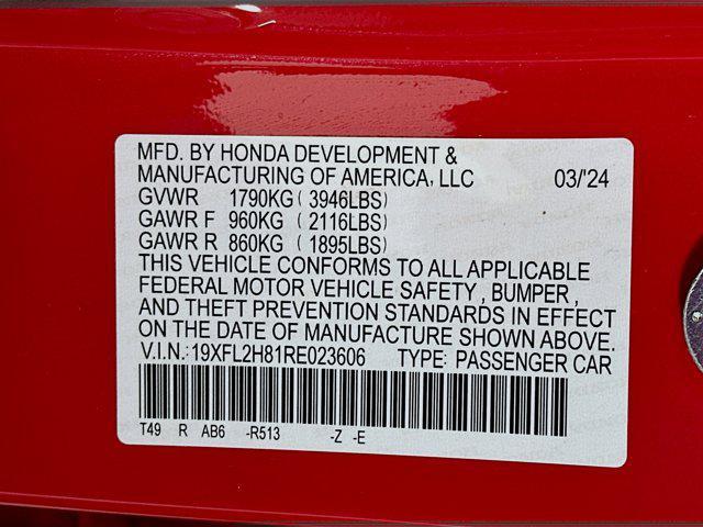 used 2024 Honda Civic car, priced at $23,987