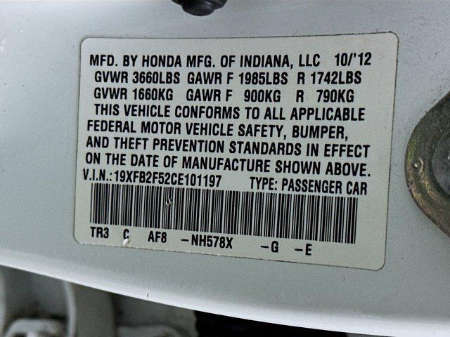 used 2012 Honda Civic car, priced at $8,996