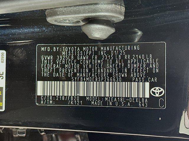 used 2025 Toyota Corolla car, priced at $19,496