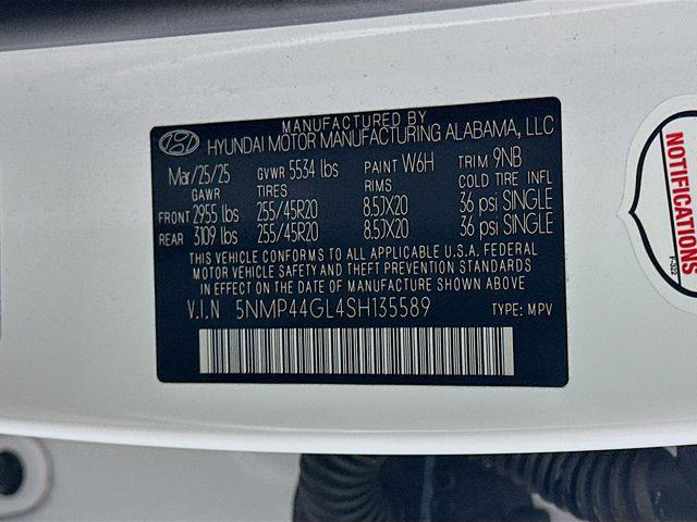 used 2025 Hyundai Santa Fe car, priced at $33,496