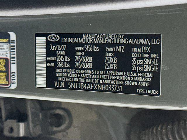 used 2022 Hyundai SANTA CRUZ car, priced at $21,897