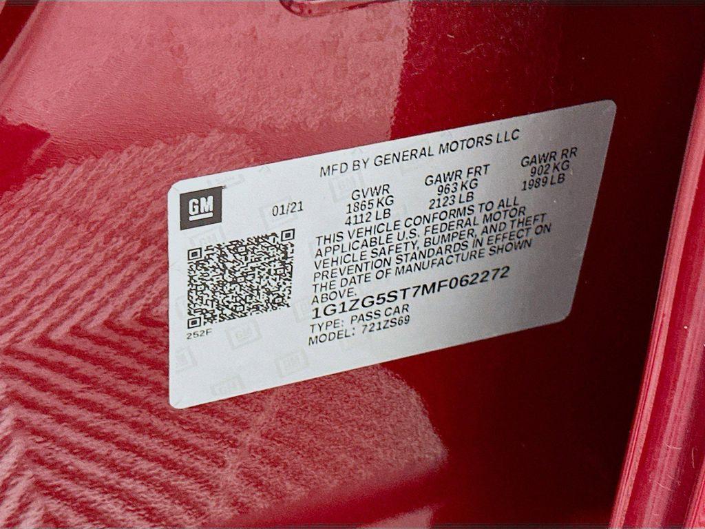 used 2021 Chevrolet Malibu car, priced at $13,996