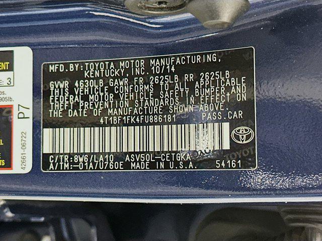 used 2015 Toyota Camry car, priced at $10,496