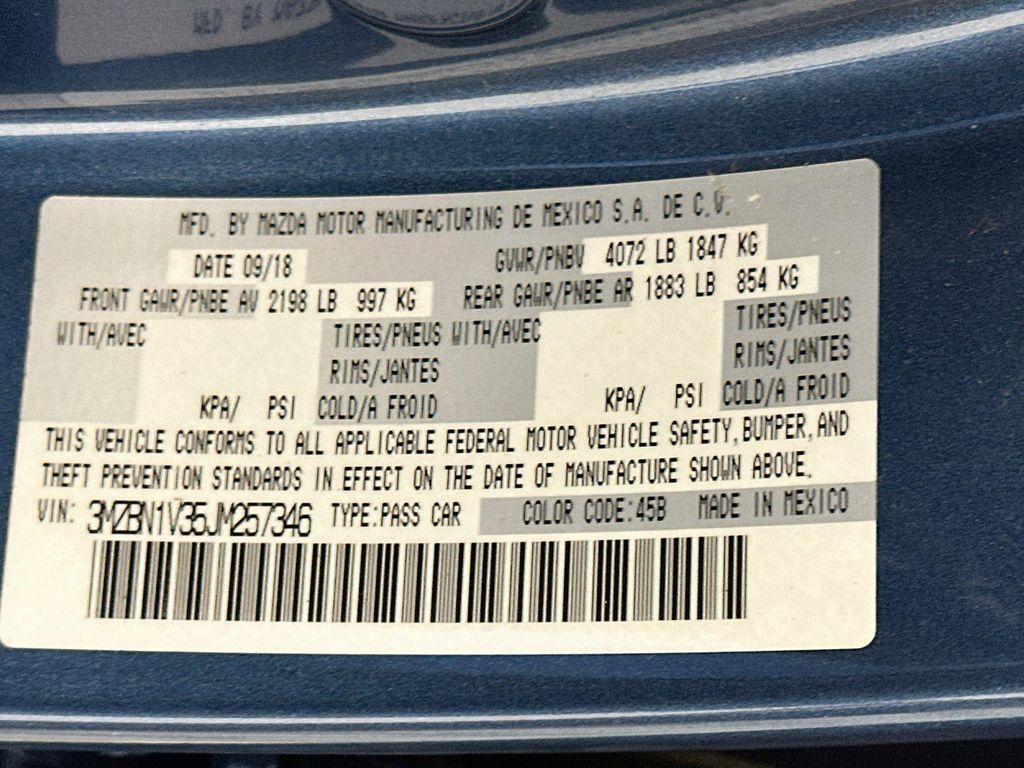 used 2018 Mazda Mazda3 car, priced at $15,996