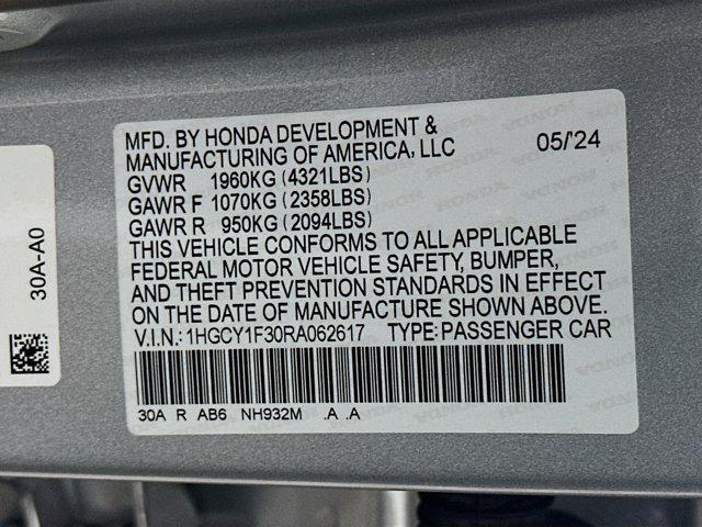 used 2024 Honda Accord car, priced at $24,987