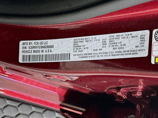 used 2022 Ram 1500 car, priced at $33,297