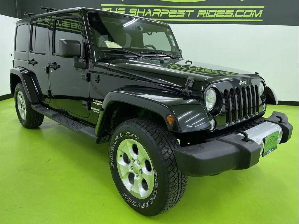 used 2014 Jeep Wrangler Unlimited car, priced at $15,500