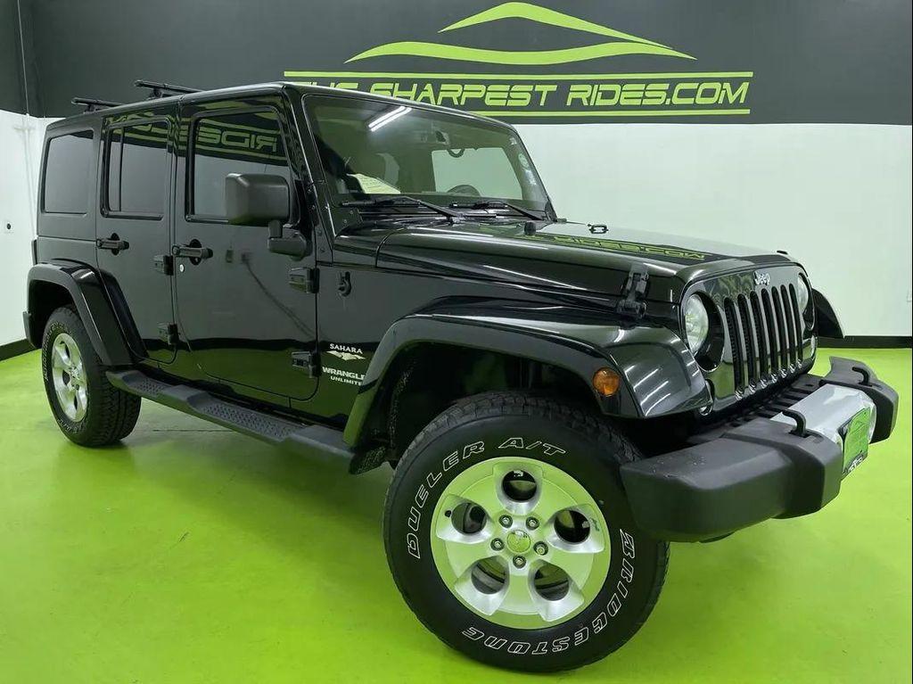 used 2014 Jeep Wrangler Unlimited car, priced at $15,500