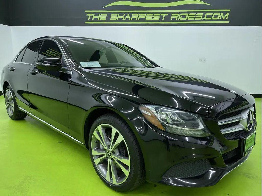 used 2018 Mercedes-Benz C-Class car, priced at $16,988