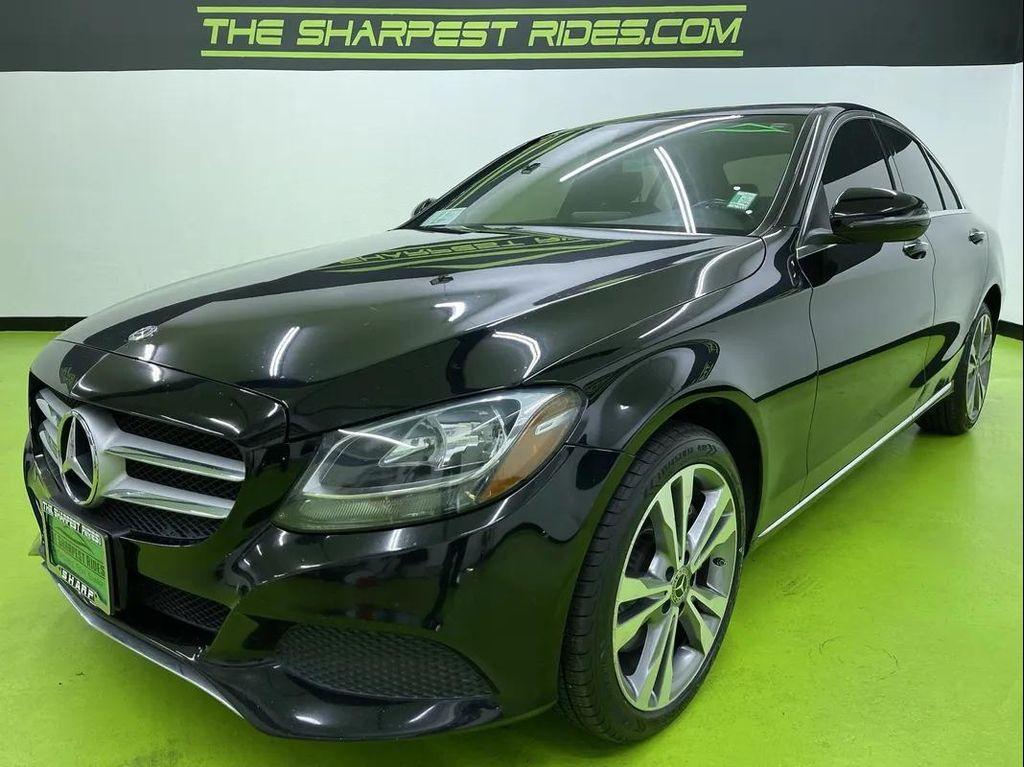 used 2018 Mercedes-Benz C-Class car, priced at $16,988