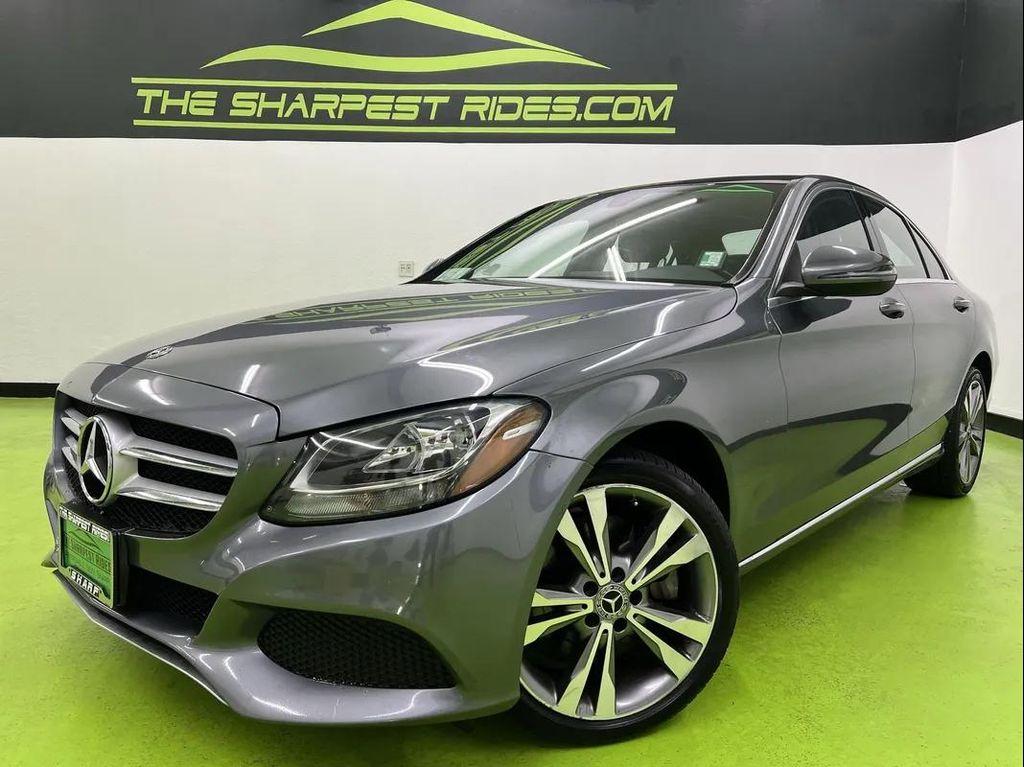 used 2018 Mercedes-Benz C-Class car, priced at $14,988