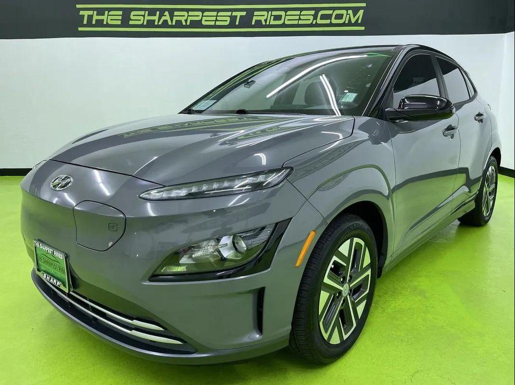 used 2022 Hyundai Kona EV car, priced at $15,488