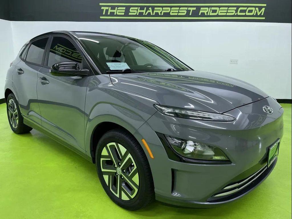 used 2022 Hyundai Kona EV car, priced at $15,488