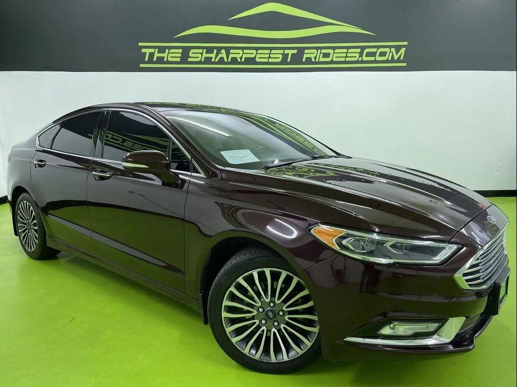 used 2017 Ford Fusion car, priced at $15,988