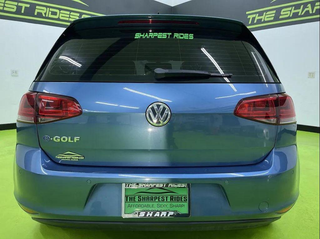 used 2016 Volkswagen e-Golf car, priced at $9,988