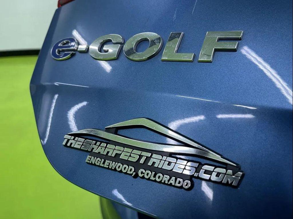 used 2016 Volkswagen e-Golf car, priced at $9,988
