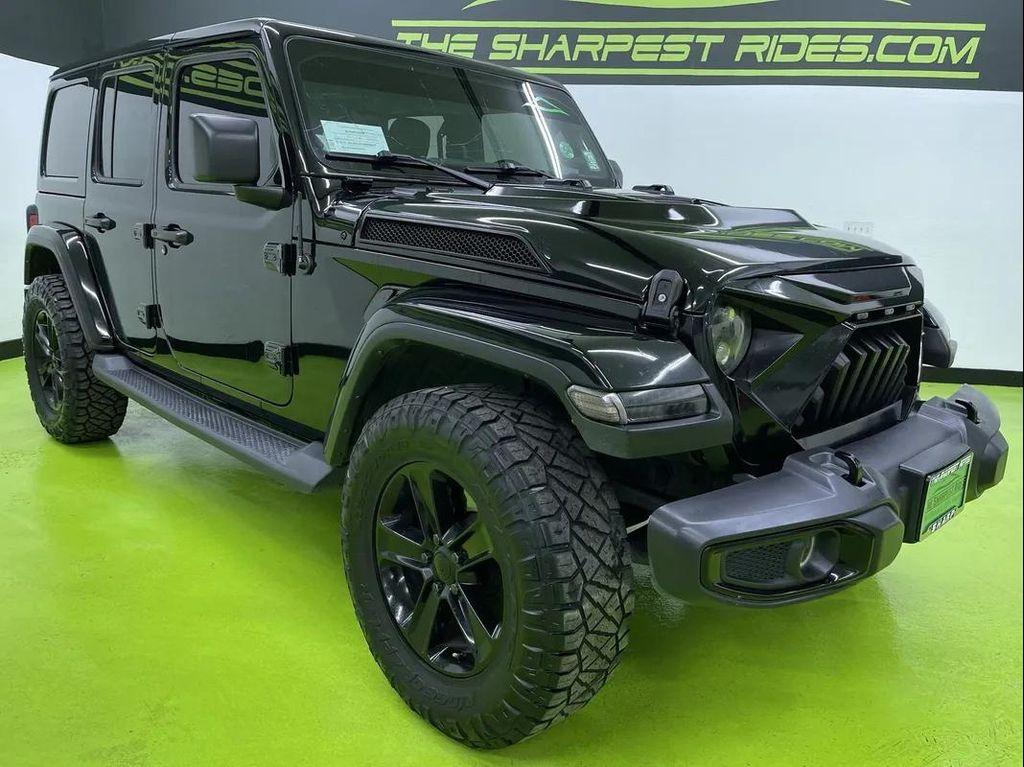 used 2021 Jeep Wrangler Unlimited car, priced at $23,988