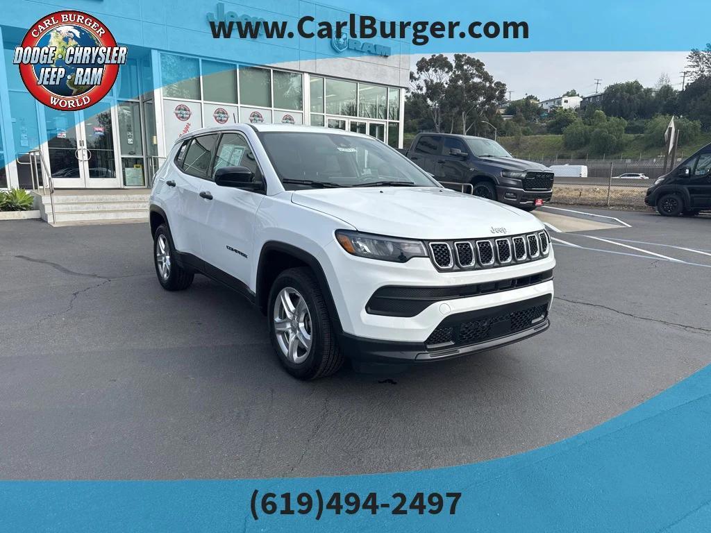 used 2023 Jeep Compass car, priced at $23,990