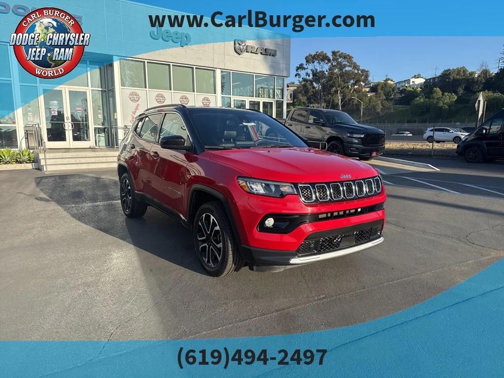 used 2023 Jeep Compass car, priced at $19,990