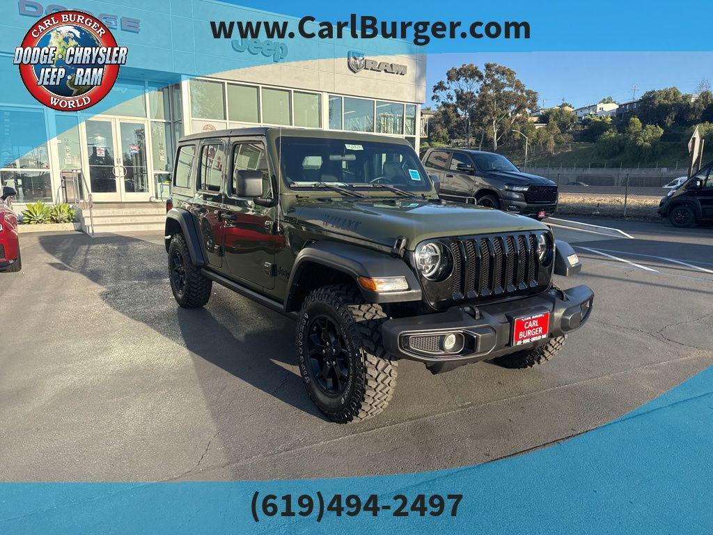 used 2021 Jeep Wrangler Unlimited car, priced at $30,990