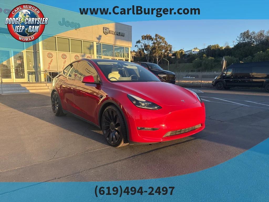used 2021 Tesla Model Y car, priced at $23,990