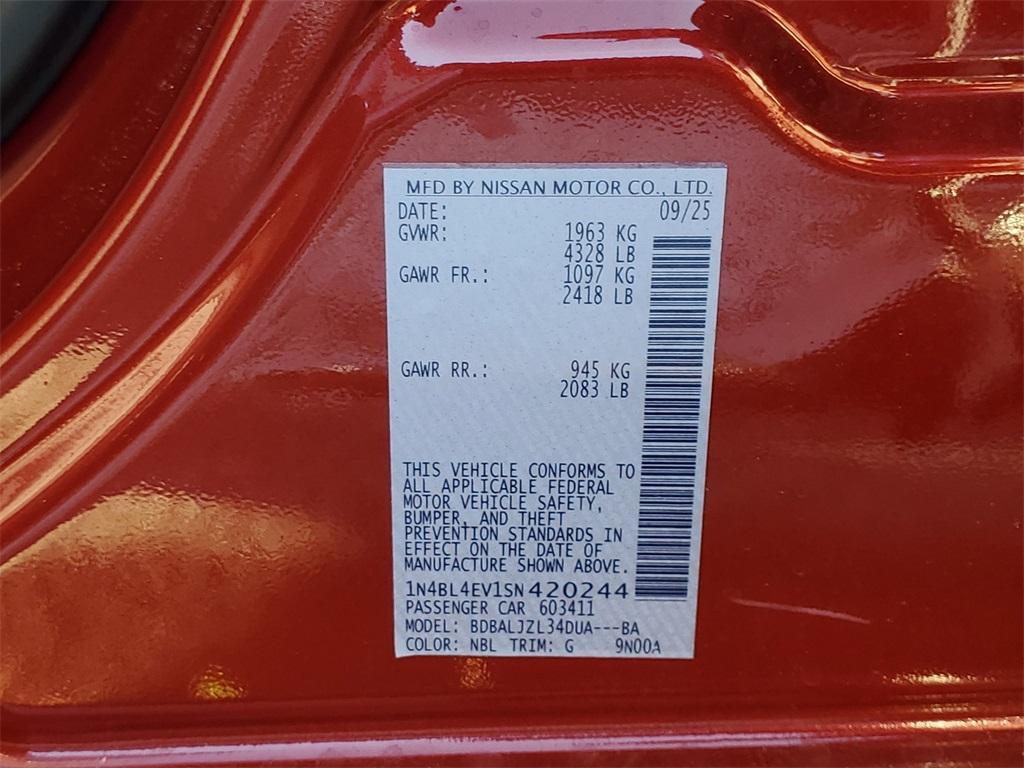 new 2025 Nissan Altima car, priced at $32,480