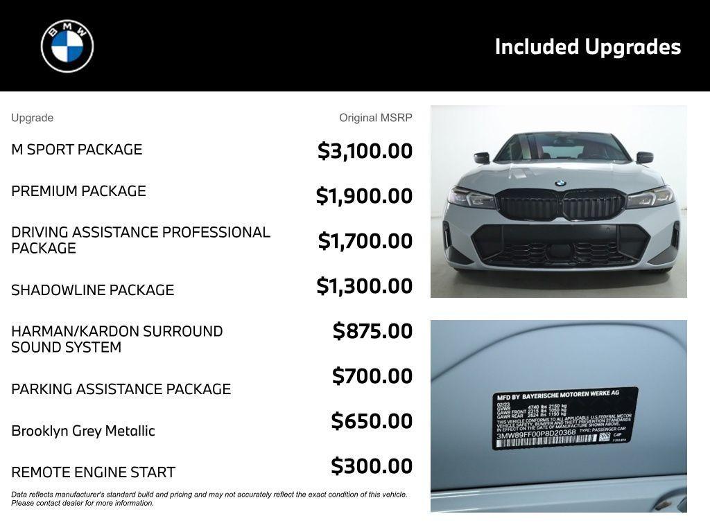 used 2023 BMW 330 car, priced at $37,995