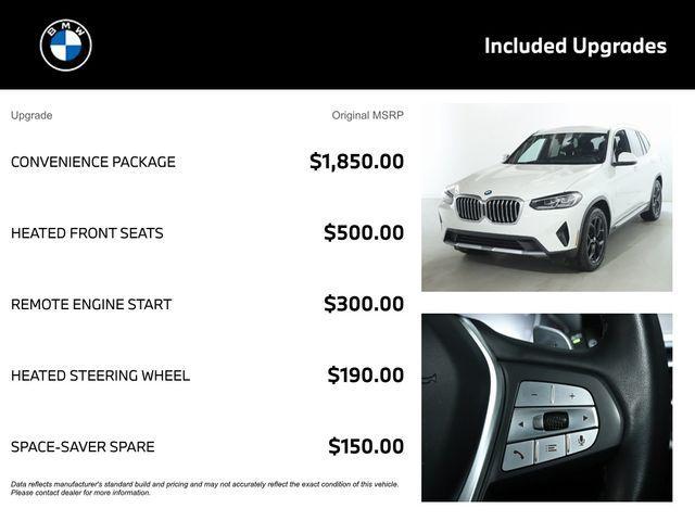 used 2022 BMW X3 car, priced at $30,213
