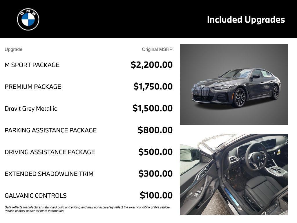 new 2026 BMW i4 Gran Coupe car, priced at $71,015