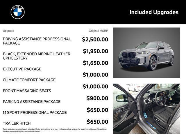 new 2026 BMW X5 car, priced at $106,300