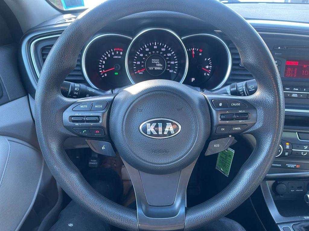 Ebony Black 2015 Kia Optima LX