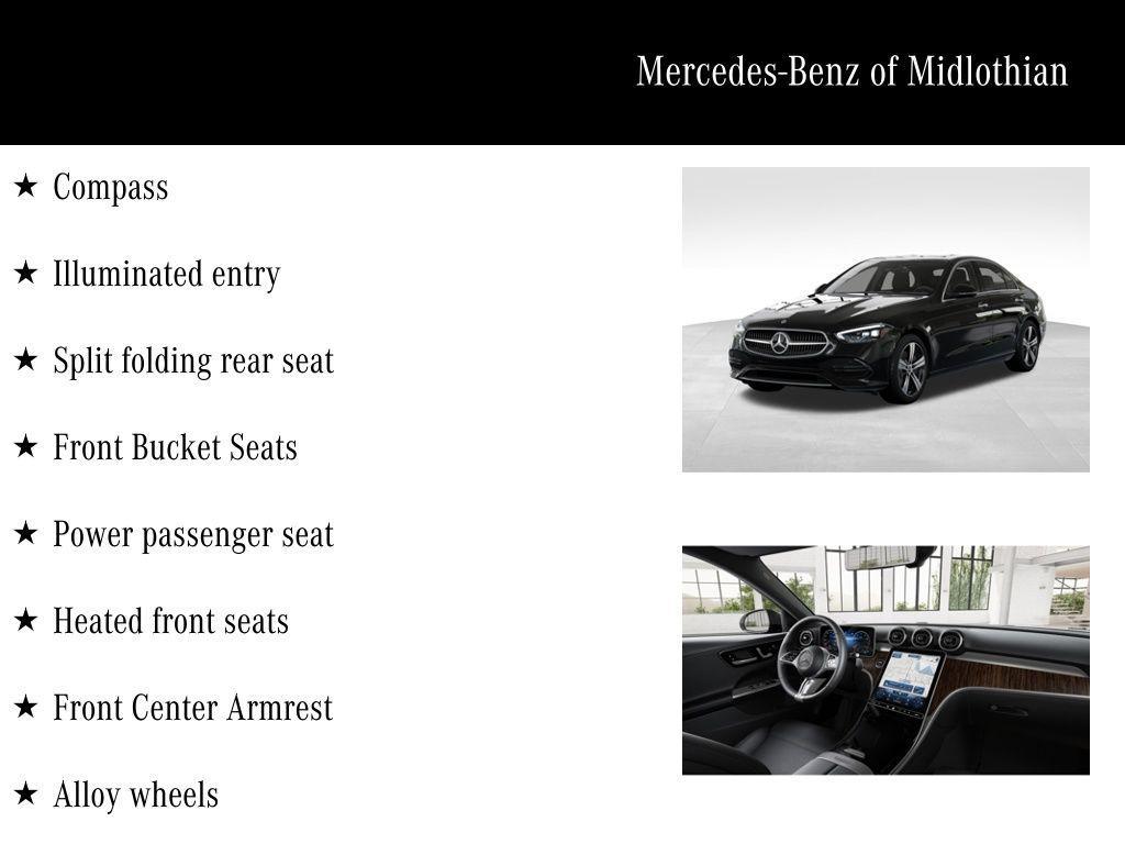 new 2026 Mercedes-Benz C-Class car, priced at $52,935