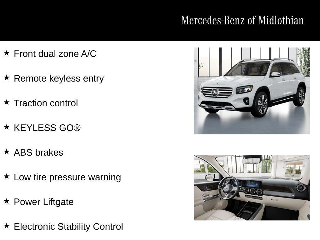 new 2026 Mercedes-Benz GLB 250 car, priced at $53,115