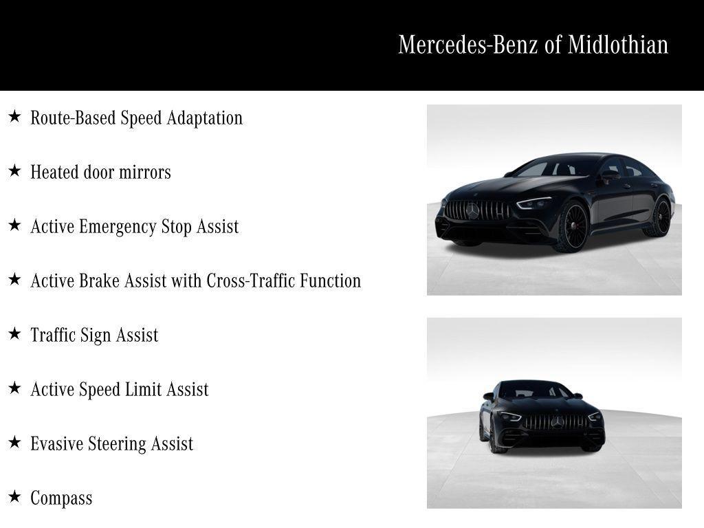 new 2026 Mercedes-Benz AMG GT 53 car, priced at $131,485