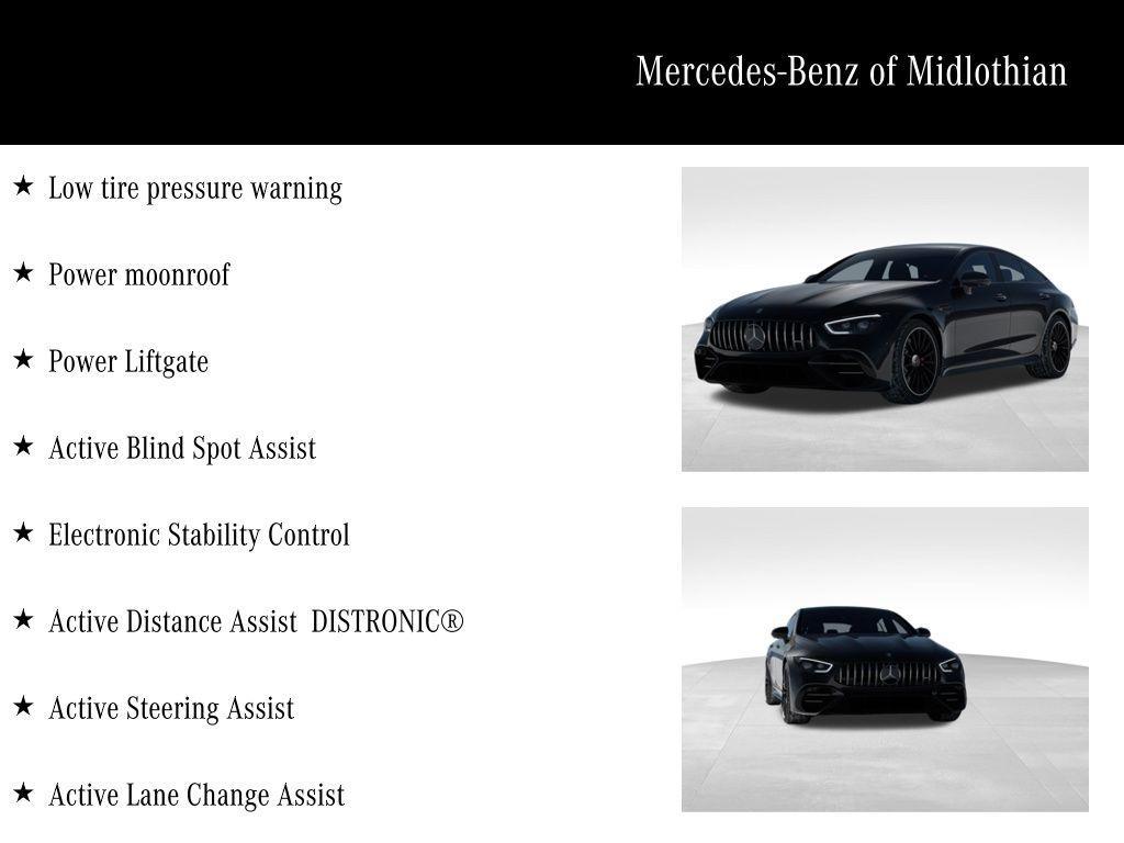 new 2026 Mercedes-Benz AMG GT 53 car, priced at $131,485