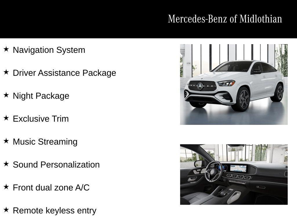 new 2026 Mercedes-Benz GLE 450 car, priced at $86,900