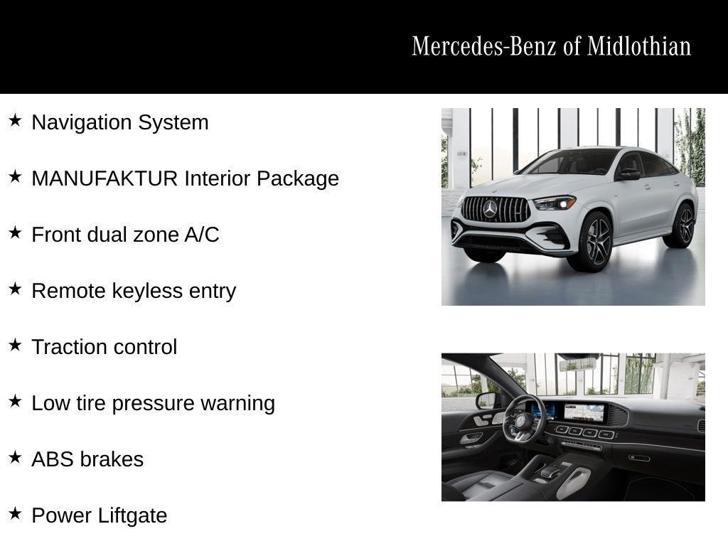 new 2026 Mercedes-Benz AMG GLE 53 car, priced at $100,100