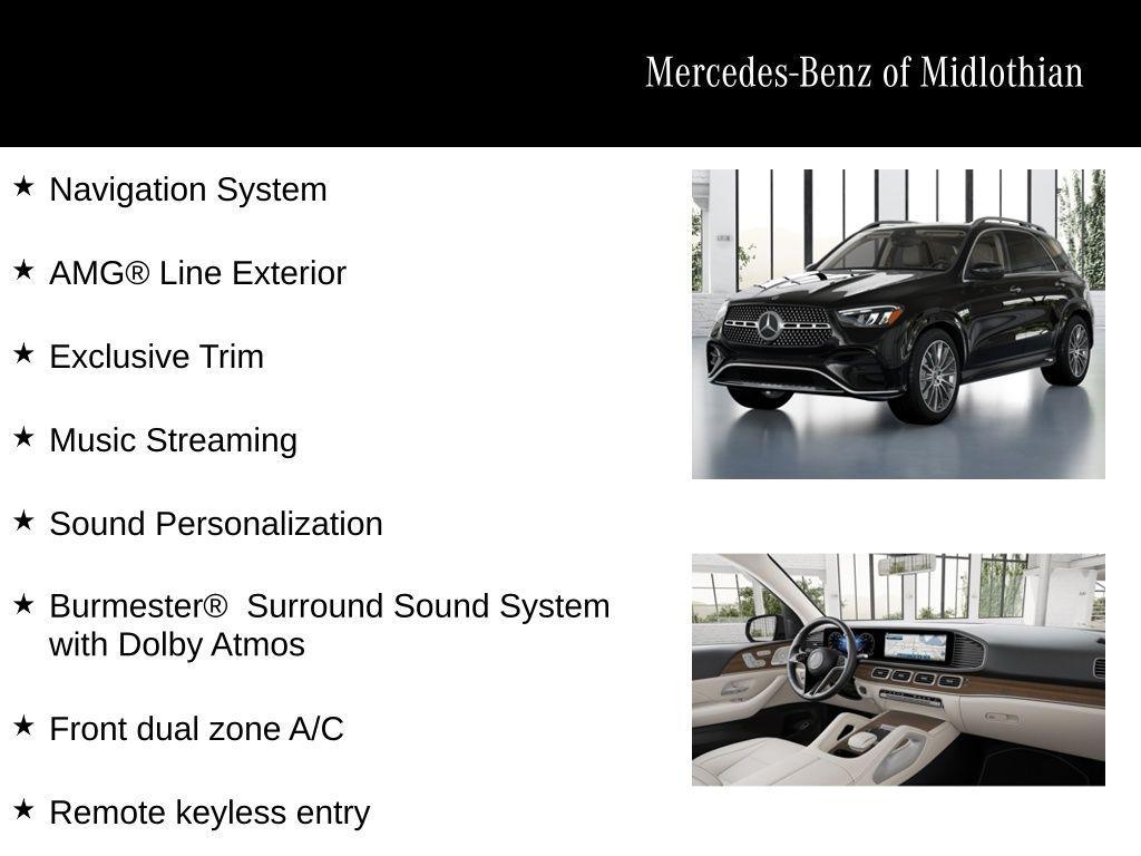 new 2026 Mercedes-Benz GLE 350 car, priced at $74,895