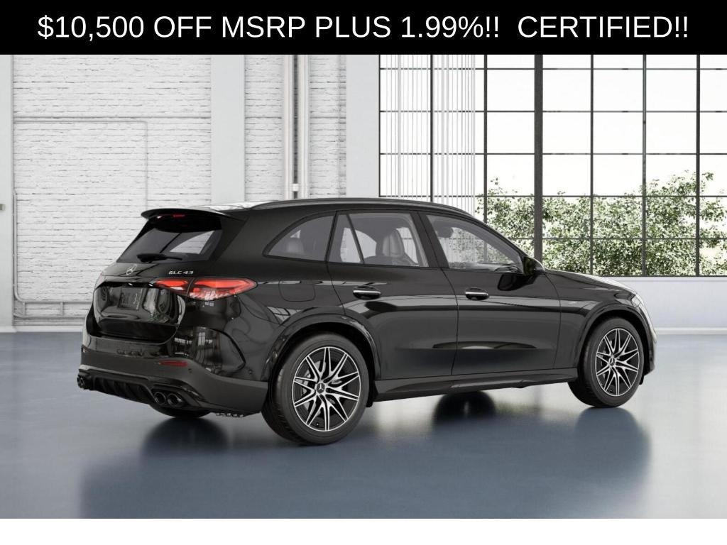 new 2025 Mercedes-Benz AMG GLC 43 car, priced at $63,810