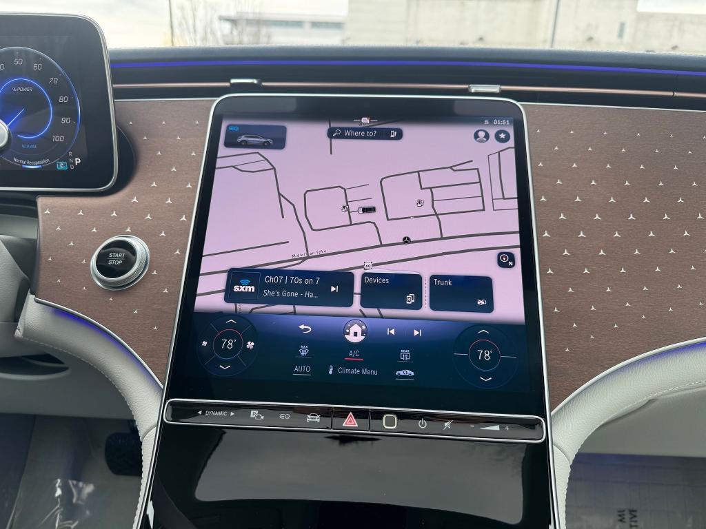 used 2024 Mercedes-Benz EQE 350 car, priced at $50,000