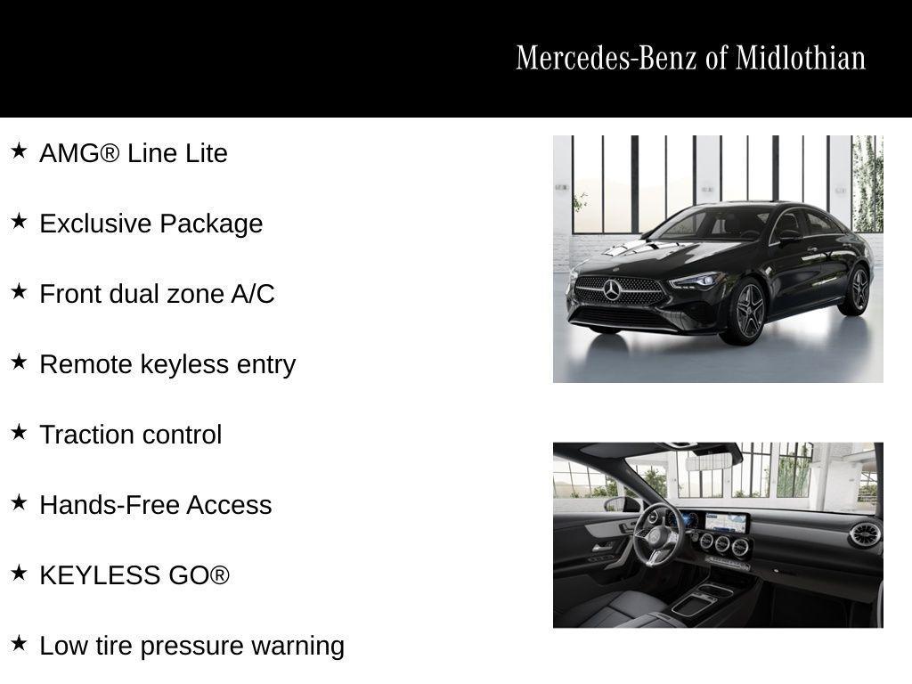 new 2026 Mercedes-Benz CLA 250 car, priced at $49,190