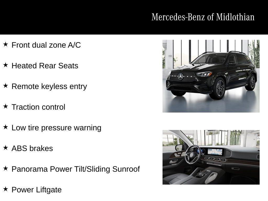 new 2026 Mercedes-Benz GLE 450 car, priced at $81,120
