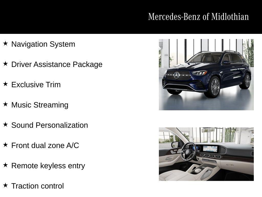 new 2026 Mercedes-Benz GLE 450 car, priced at $87,825