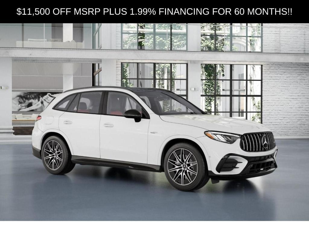 new 2025 Mercedes-Benz AMG GLC 43 car, priced at $63,500