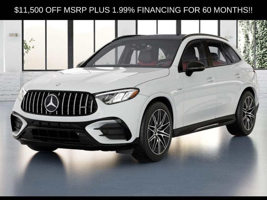 new 2025 Mercedes-Benz AMG GLC 43 car, priced at $63,500
