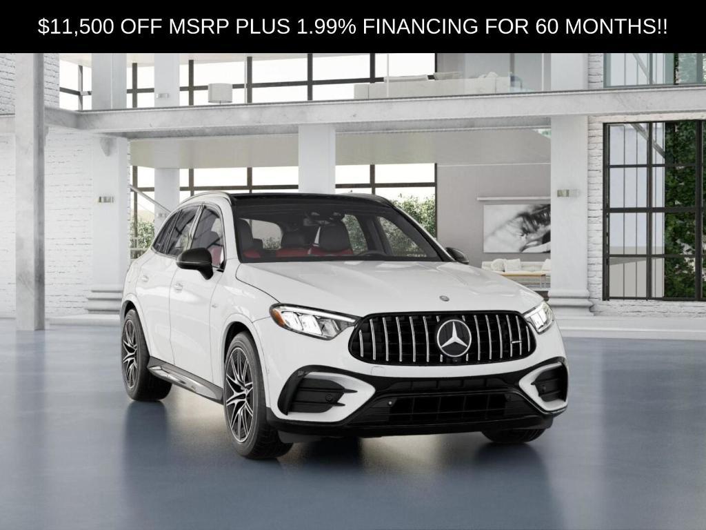 new 2025 Mercedes-Benz AMG GLC 43 car, priced at $63,500