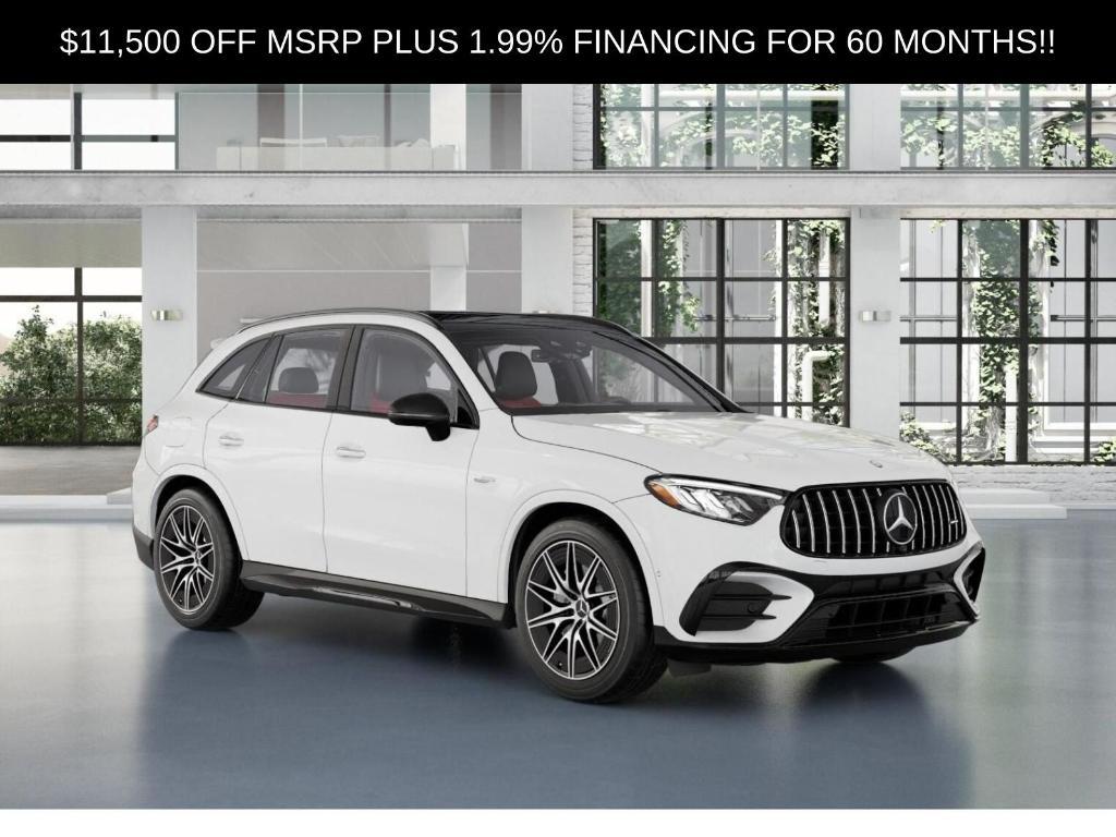new 2025 Mercedes-Benz AMG GLC 43 car, priced at $63,500